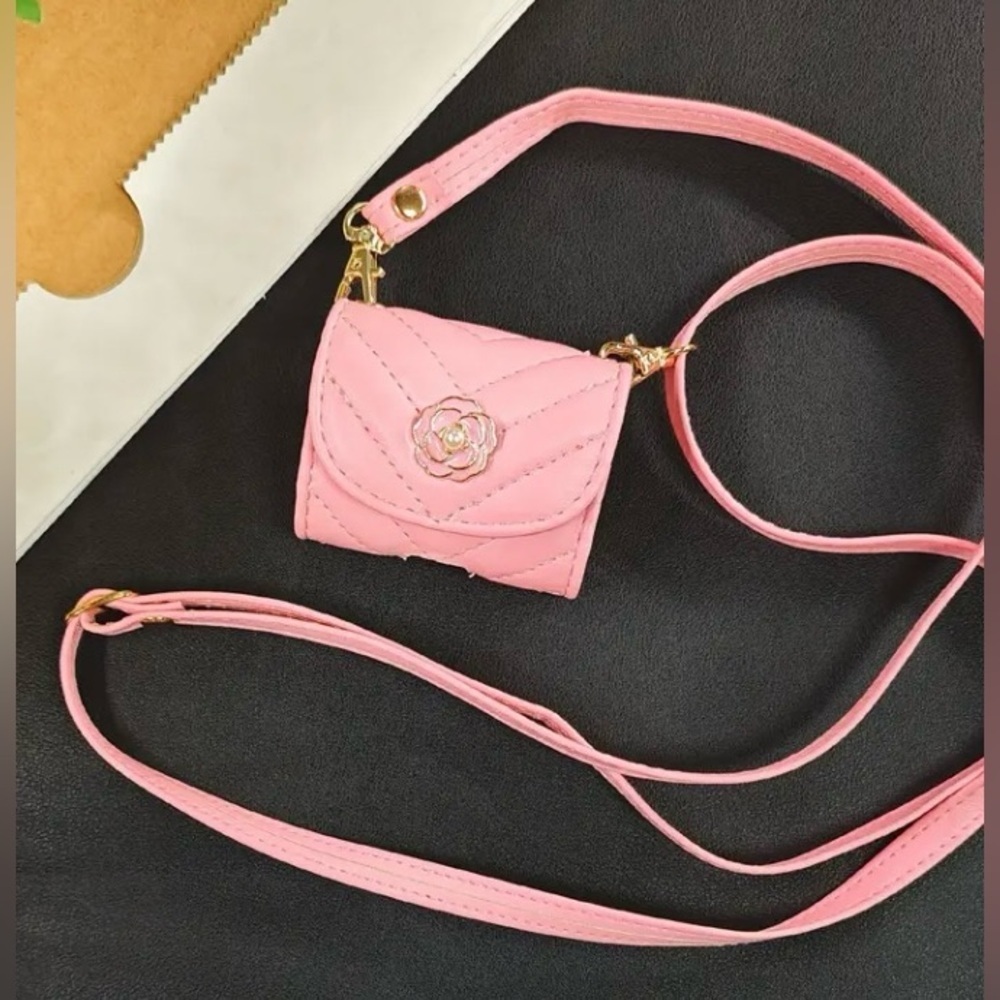 High Fashion Crossbody Airpod Pro Camellia Case